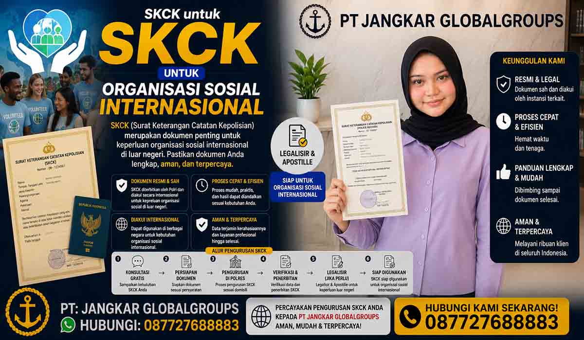 SKCK untuk Organisasi Sosial Internasional