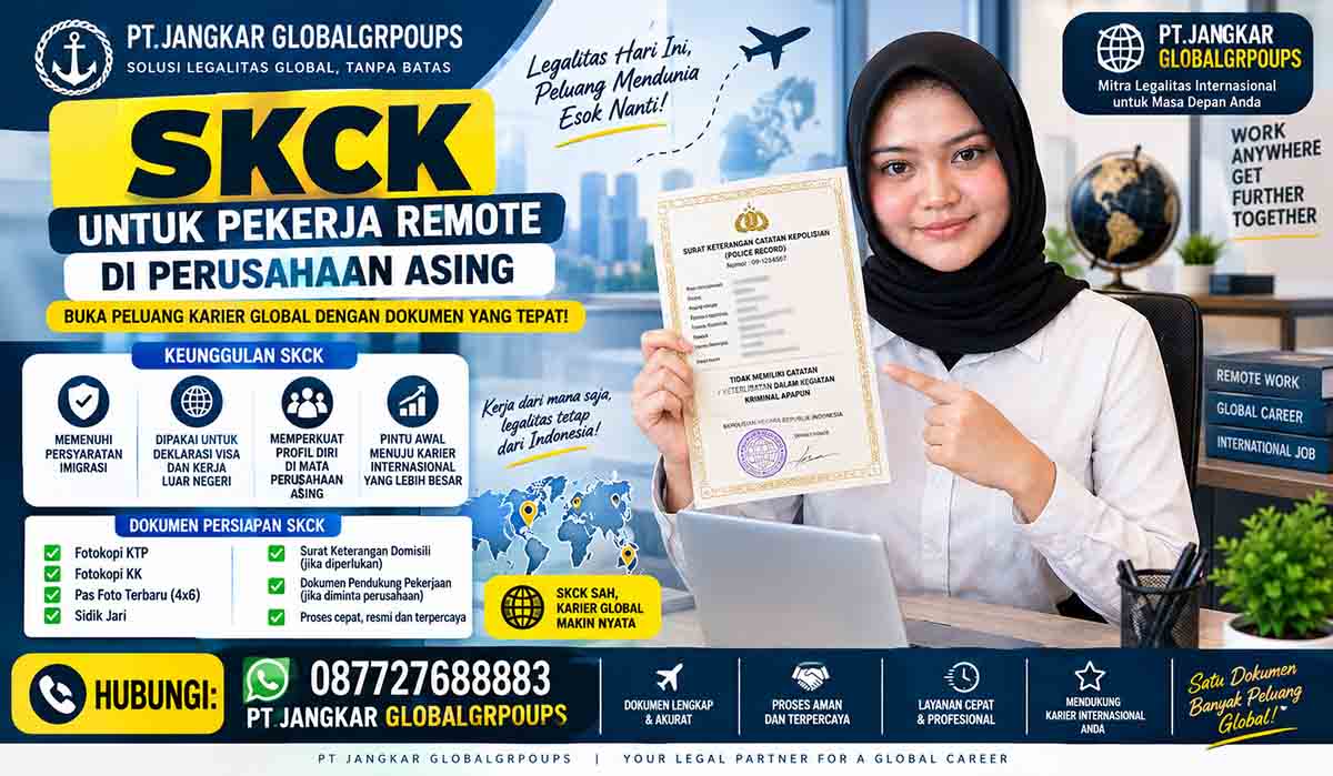 SKCK untuk Pekerja Remote di Perusahaan Asing