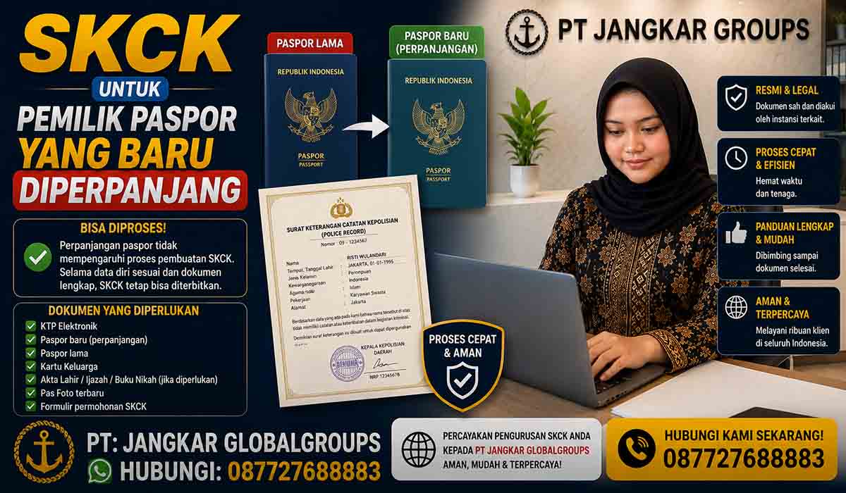 SKCK untuk Pemilik Paspor yang Baru Diperpanjang