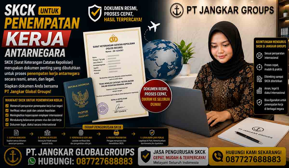 SKCK untuk Penempatan Kerja Antarnegara