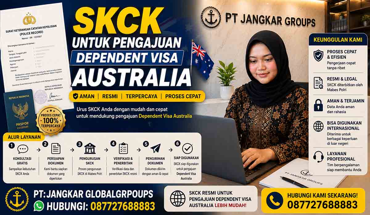 SKCK untuk Pengajuan Dependent Visa Australia