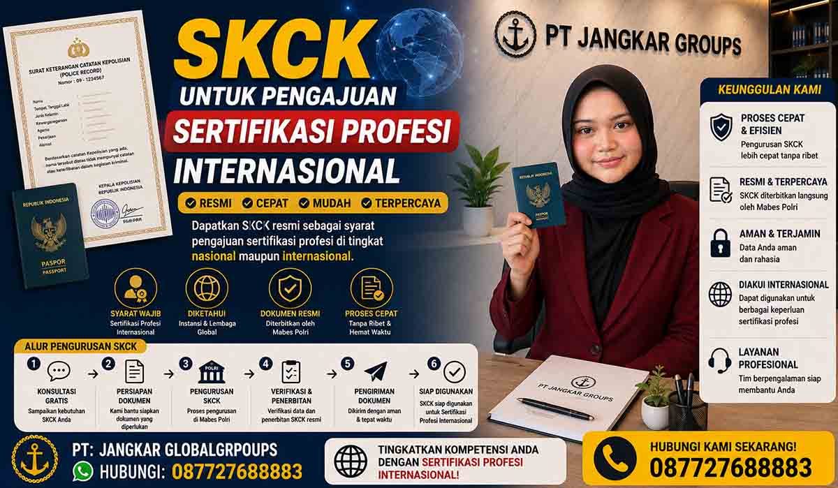 SKCK untuk Pengajuan Sertifikasi Profesi Internasional
