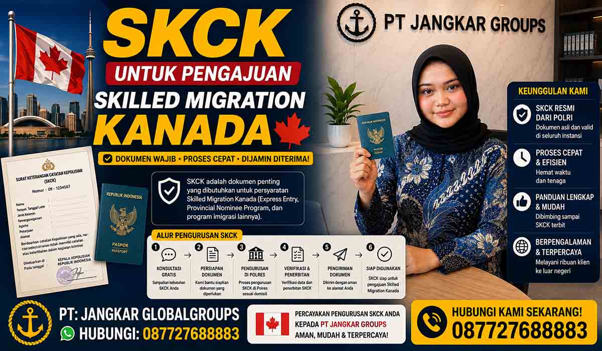SKCK untuk Pengajuan Skilled Migration Kanada