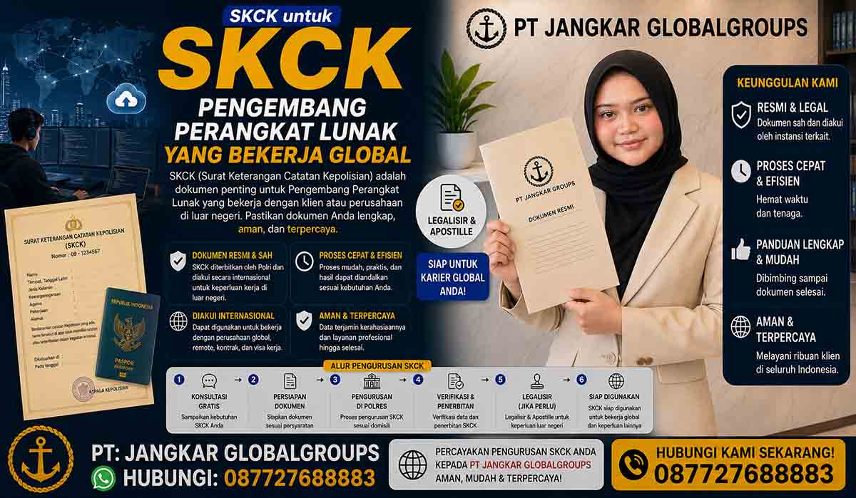 SKCK untuk Pengembang Perangkat Lunak yang Bekerja Global
