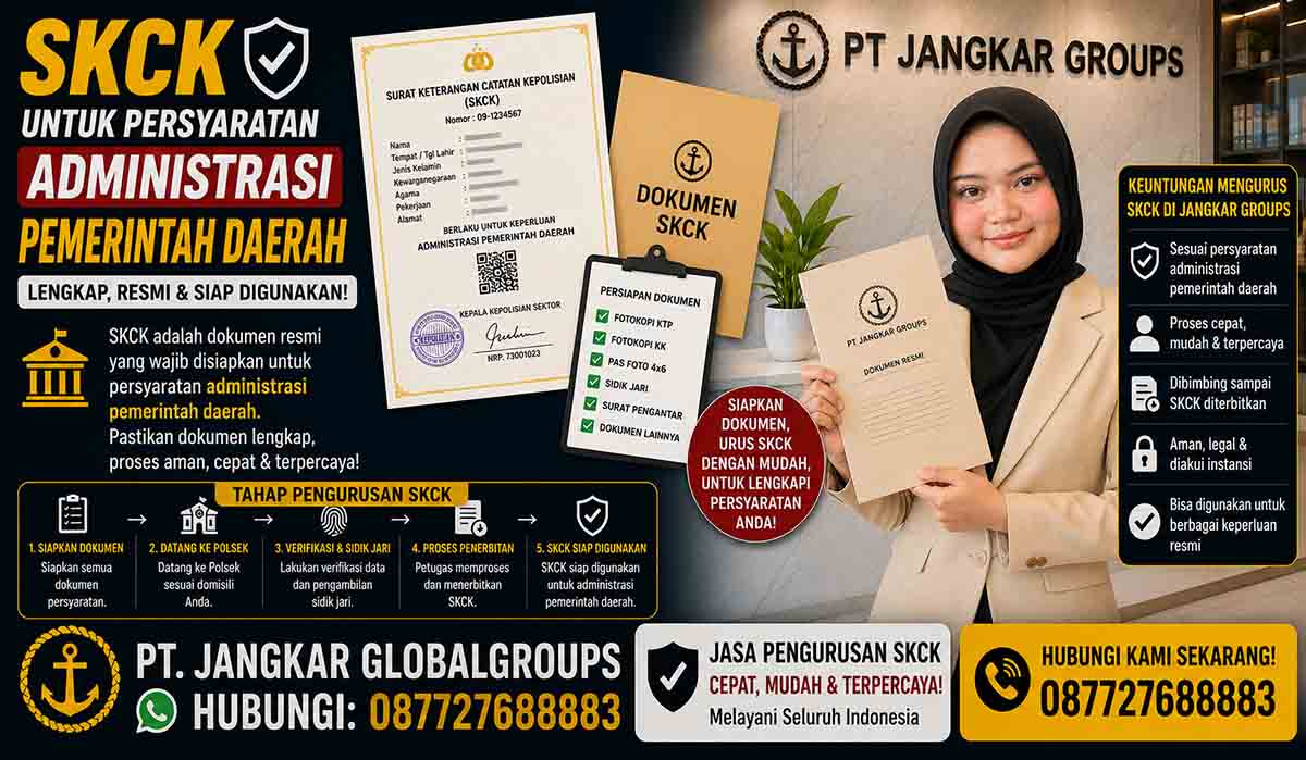 SKCK untuk Persyaratan Administrasi Pemerintah Daerah