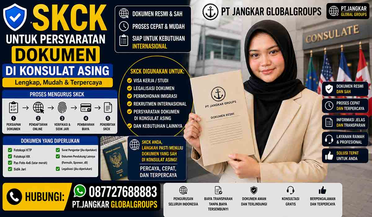 SKCK untuk Persyaratan Dokumen di Konsulat Asing