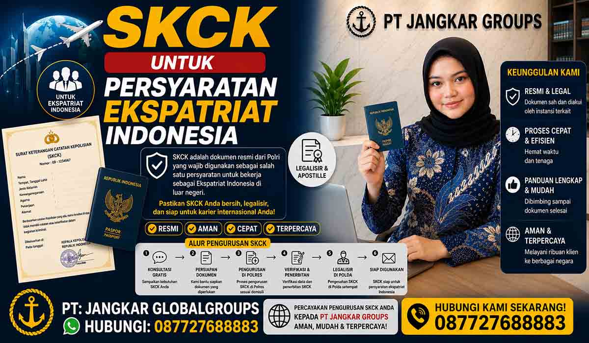 SKCK untuk Persyaratan Ekspatriat Indonesia