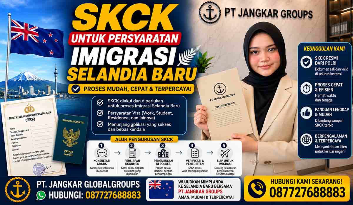 SKCK untuk Persyaratan Imigrasi Selandia Baru