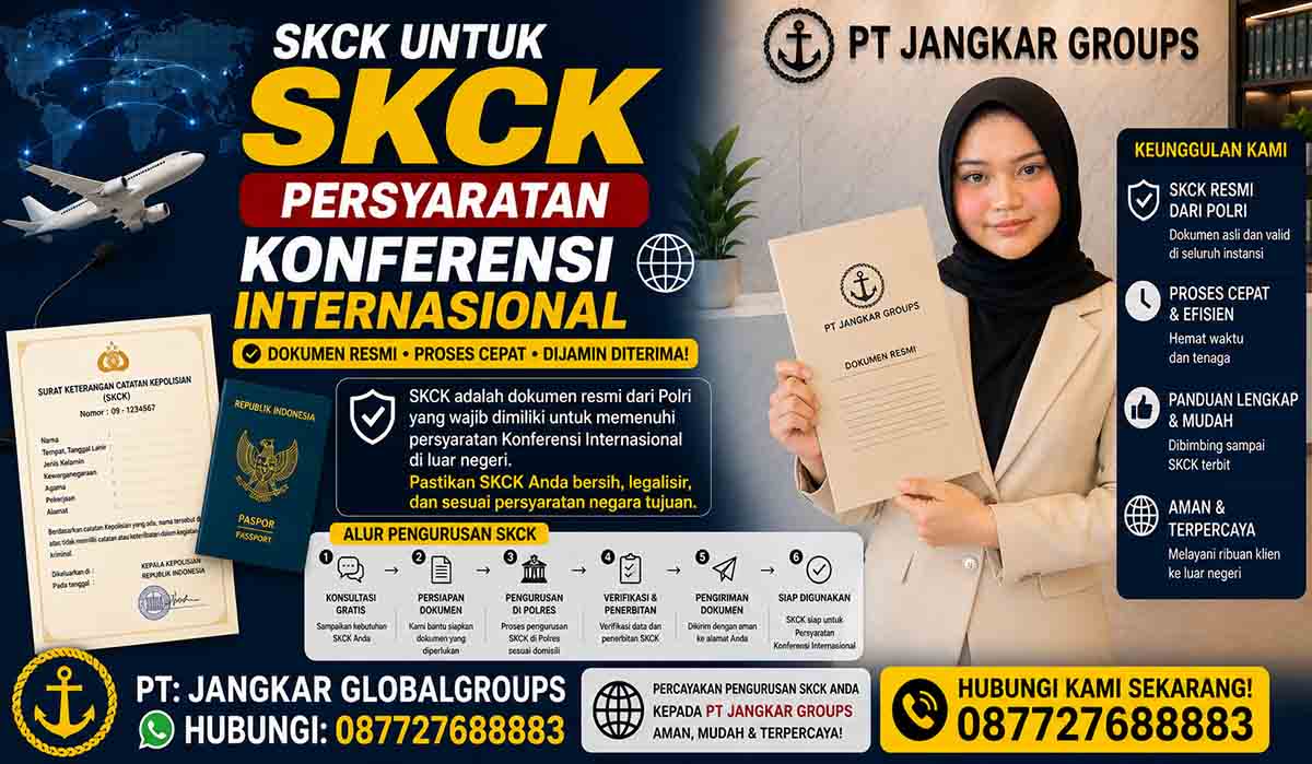 SKCK untuk Persyaratan Konferensi Internasional
