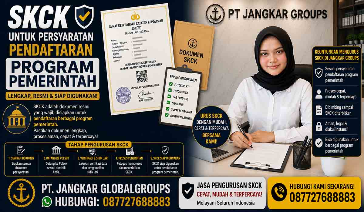 SKCK untuk Persyaratan Pendaftaran Program Pemerintah