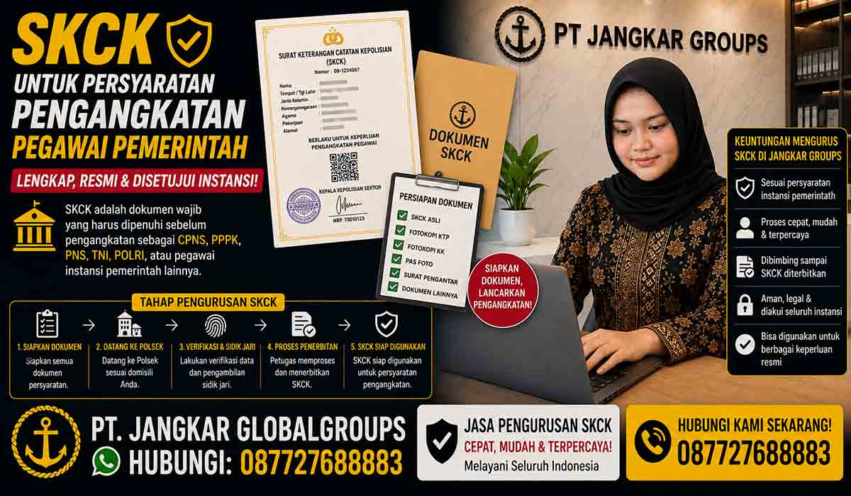SKCK untuk Persyaratan Pengangkatan Pegawai Pemerintah