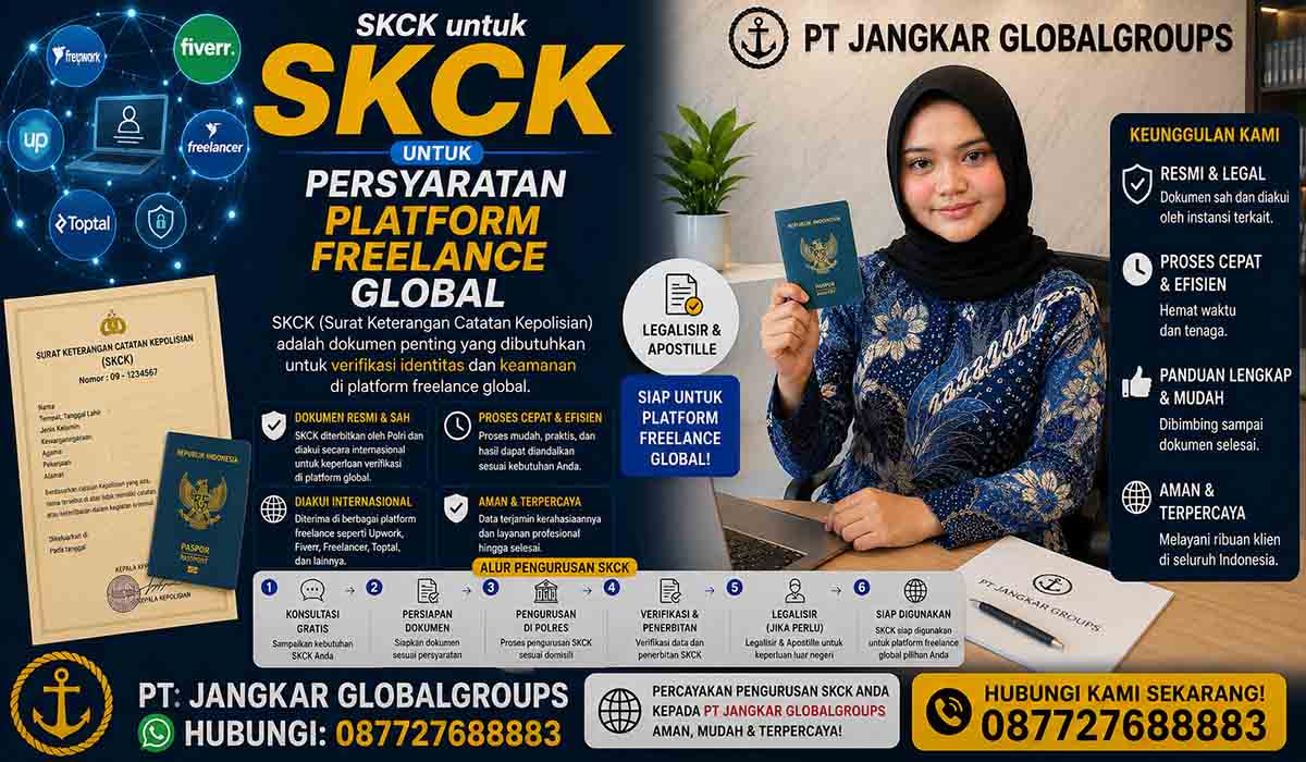 SKCK untuk Persyaratan Platform Freelance Global