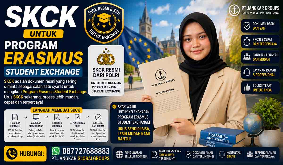 SKCK untuk Program Erasmus Student Exchange