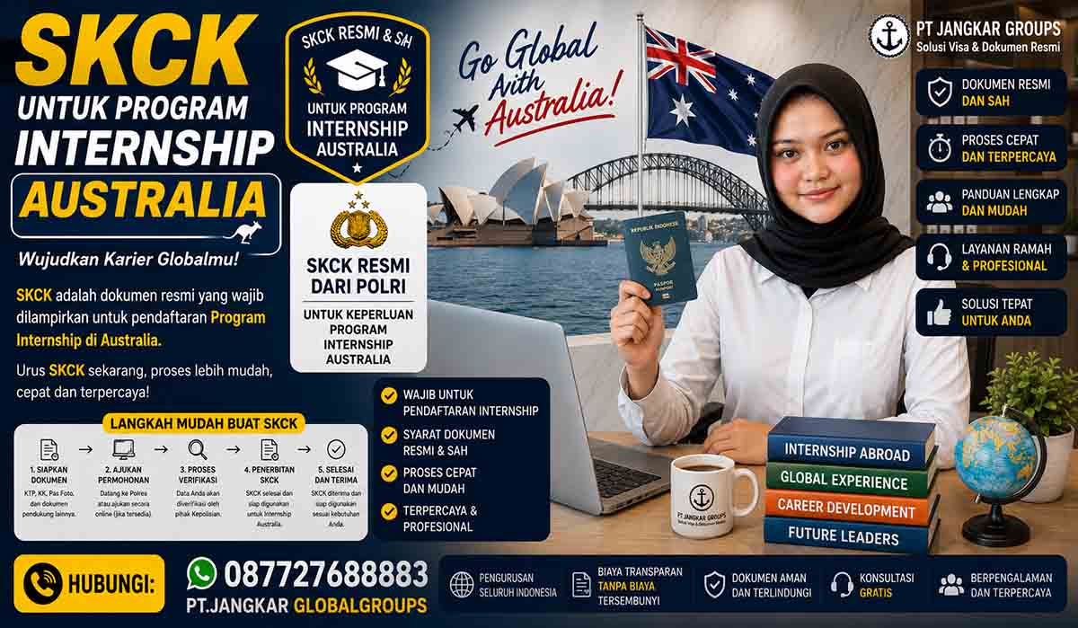 SKCK untuk Program Internship Australia