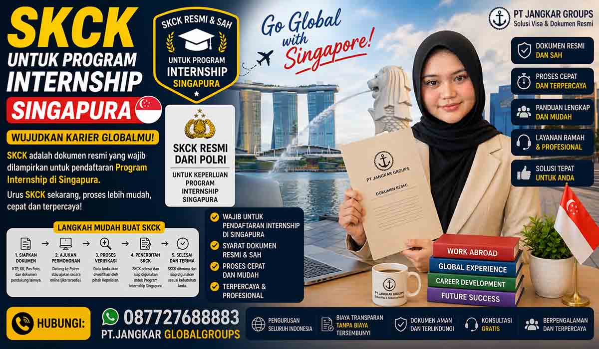 SKCK untuk Program Internship Singapura