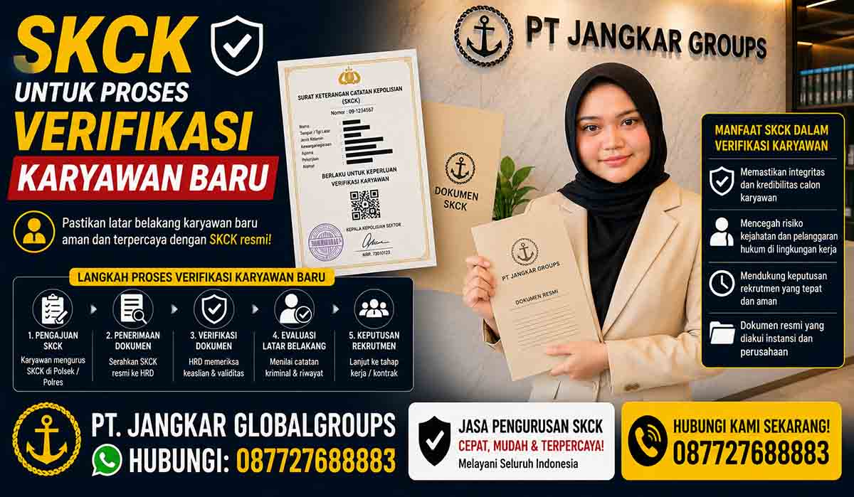 SKCK untuk Proses Verifikasi Karyawan Baru