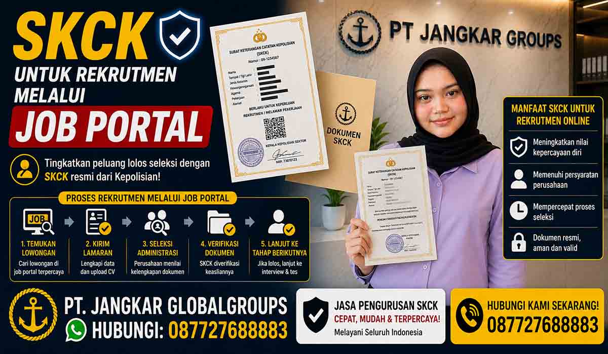 SKCK untuk Rekrutmen melalui Job Portal