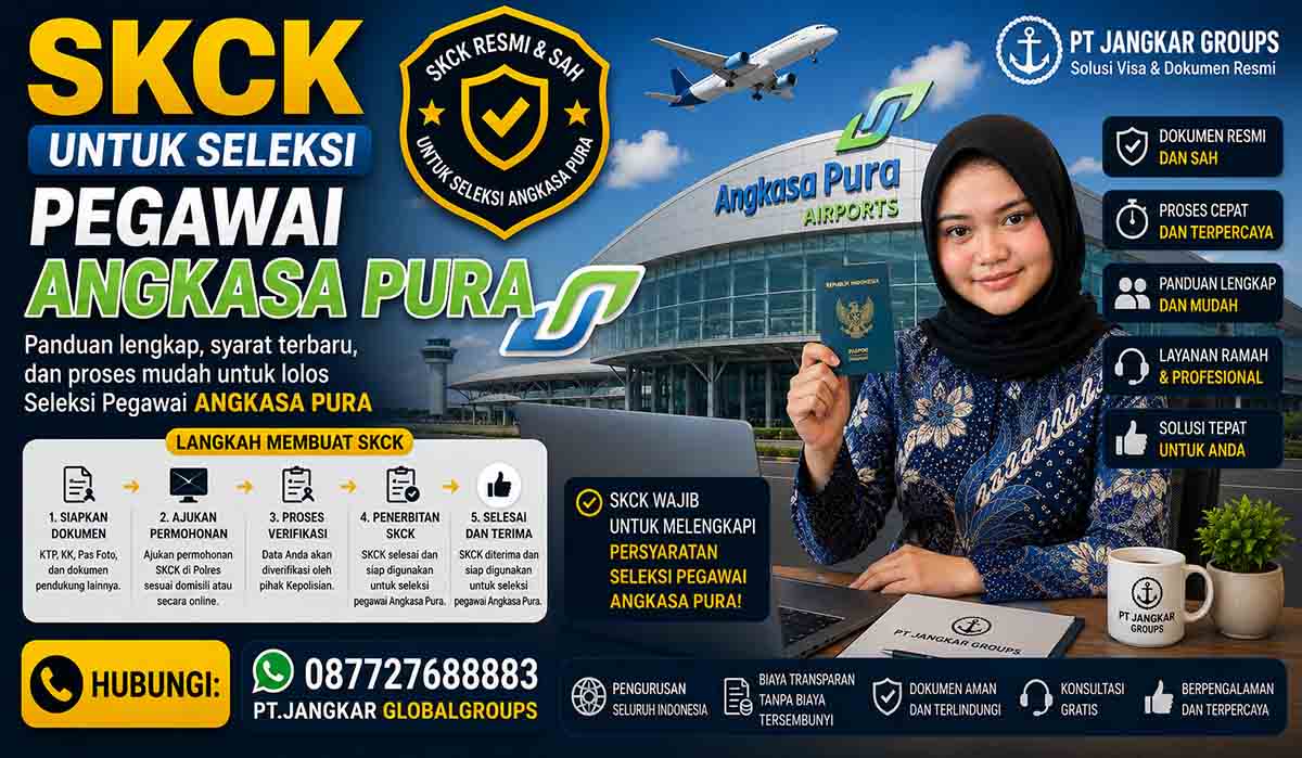 SKCK untuk Seleksi Pegawai Angkasa Pura