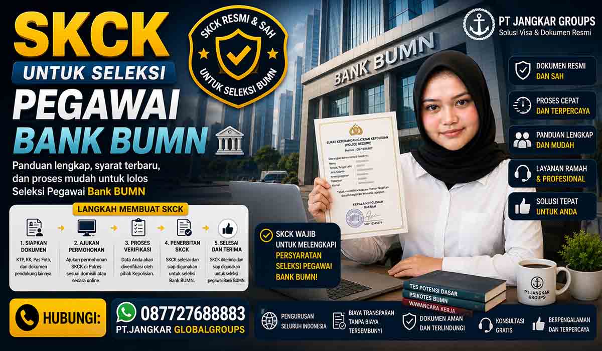 SKCK untuk Seleksi Pegawai Bank BUMN