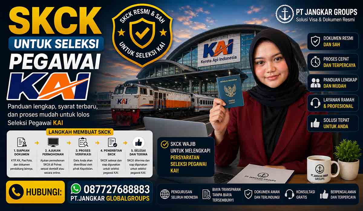 SKCK untuk Seleksi Pegawai KAI