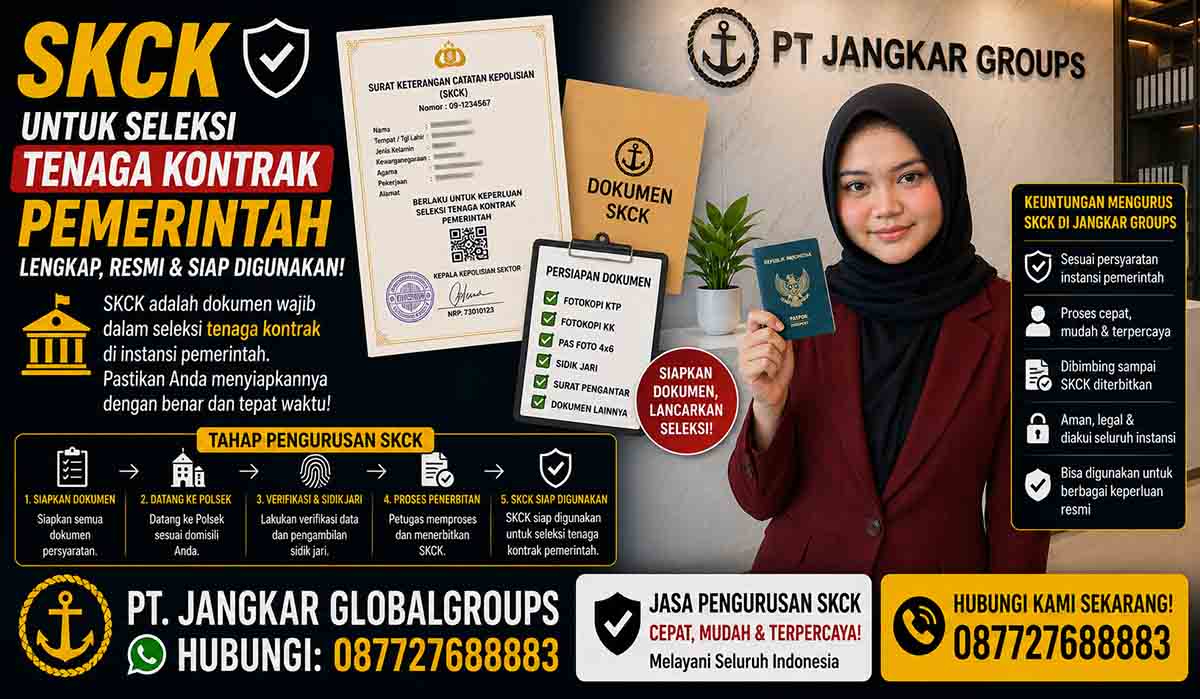 SKCK untuk Seleksi Tenaga Kontrak Pemerintah