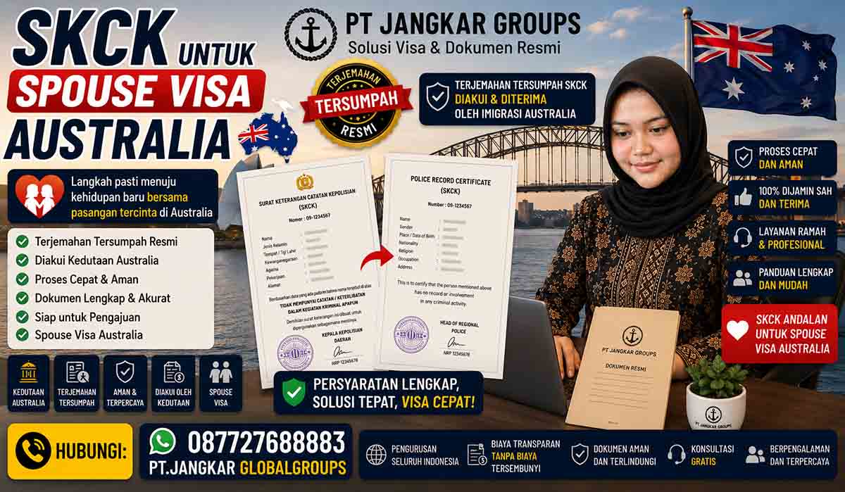 SKCK untuk Spouse Visa Australia