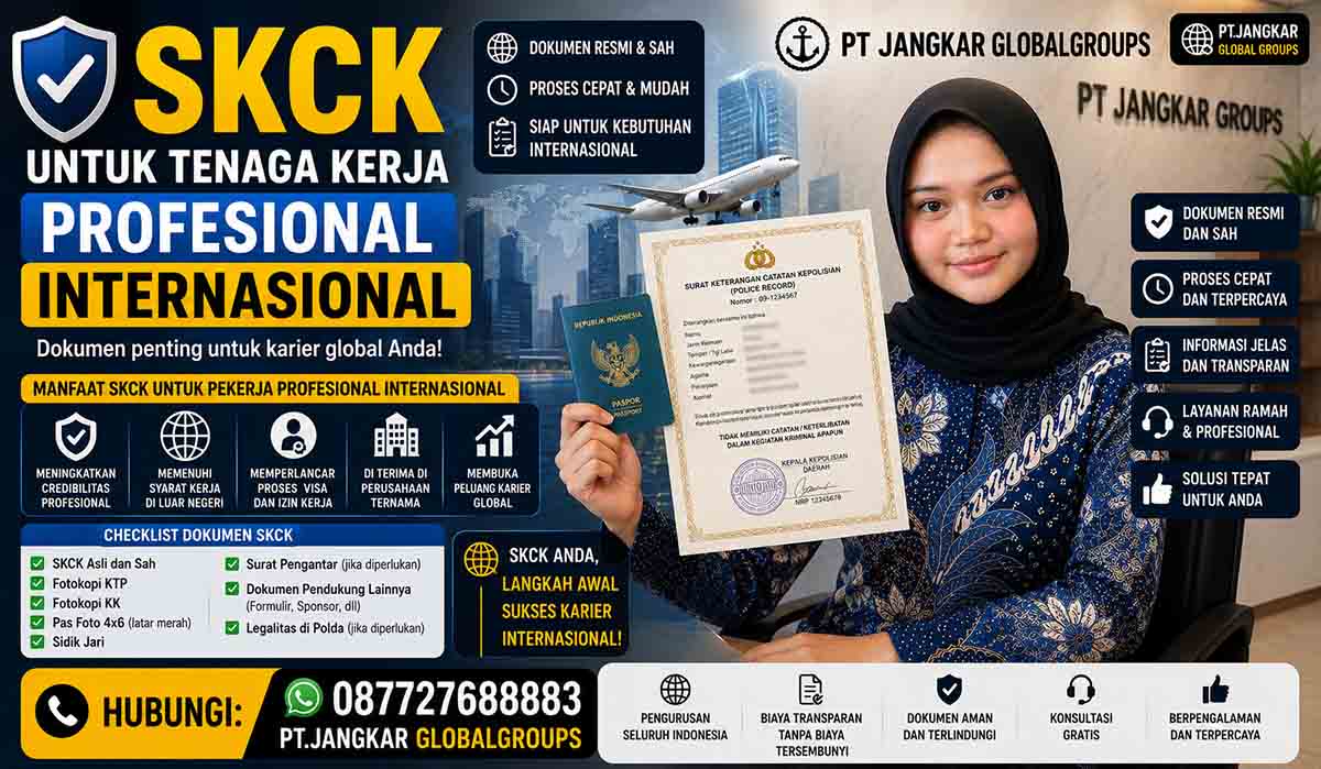 SKCK untuk Tenaga Kerja Profesional Internasional