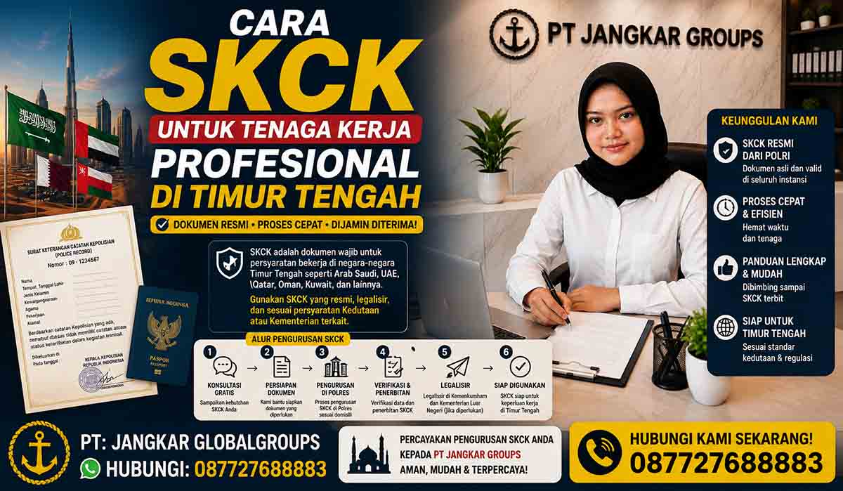 SKCK untuk Tenaga Kerja Profesional di Timur Tengah