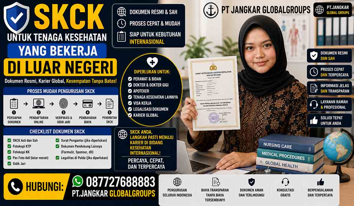 SKCK untuk Tenaga Kesehatan yang Bekerja di Luar Negeri