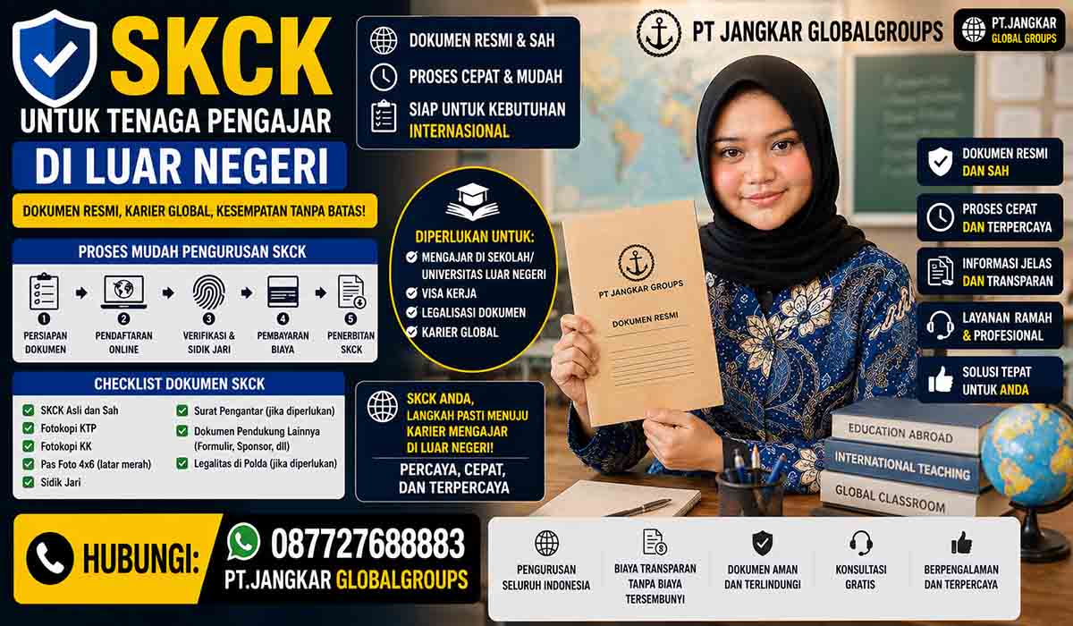 SKCK untuk Tenaga Pengajar di Luar Negeri
