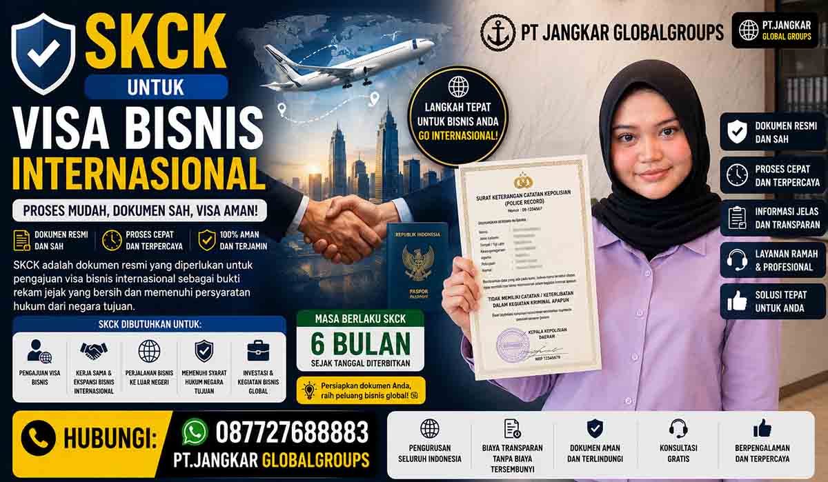 SKCK untuk Visa Bisnis Internasional