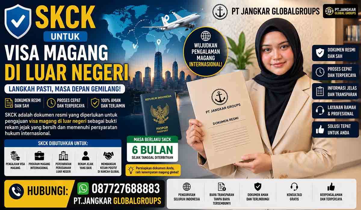 SKCK untuk Visa Magang di Luar Negeri