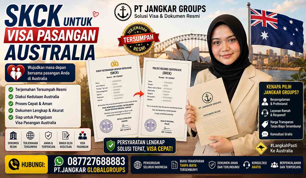 SKCK untuk Visa Pasangan Australia