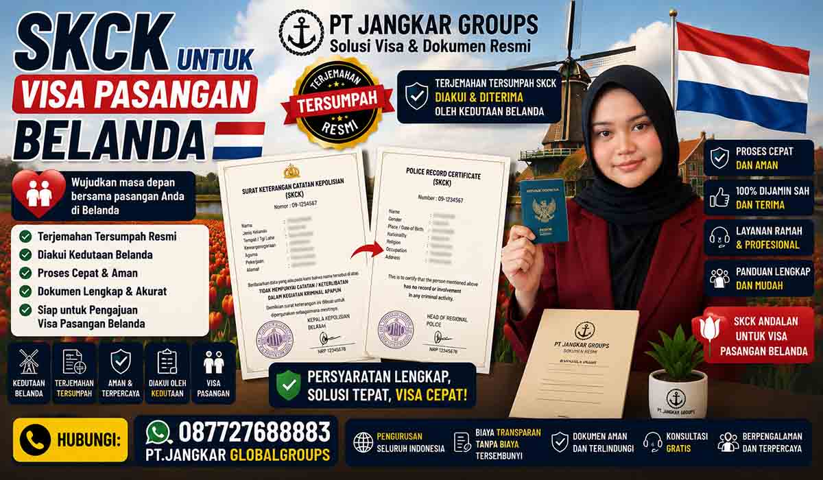 SKCK untuk Visa Pasangan Belanda