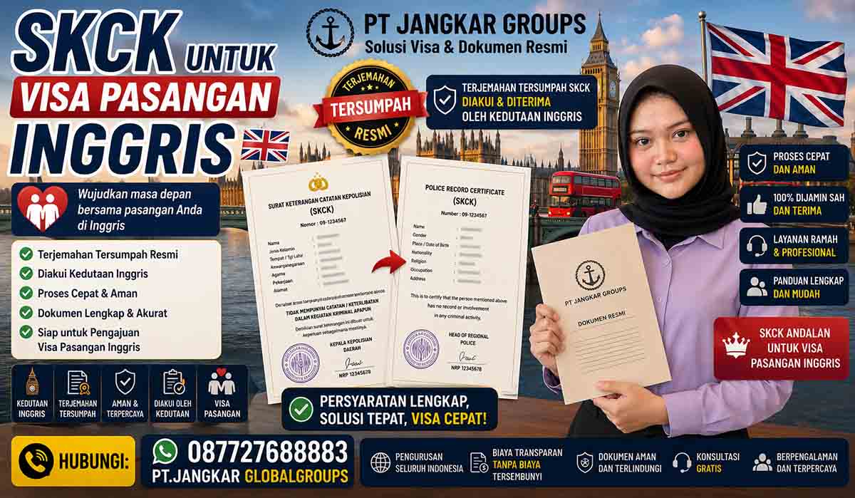 SKCK untuk Visa Pasangan Inggris