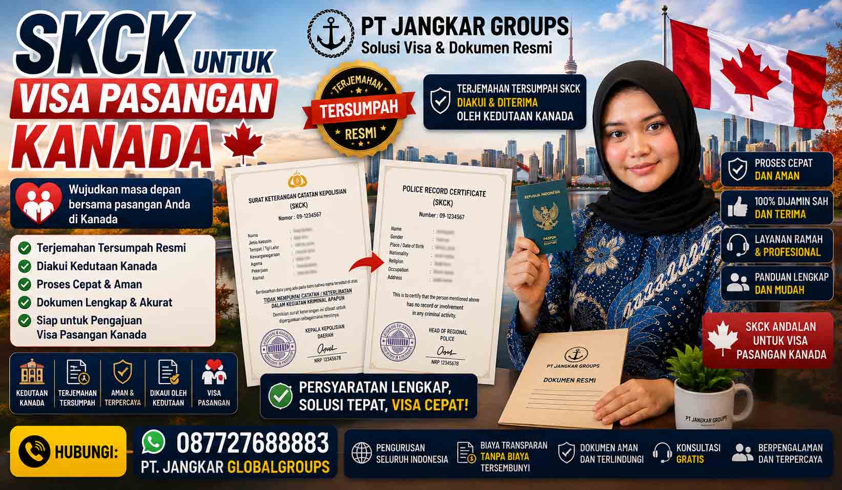 SKCK untuk Visa Pasangan Kanada