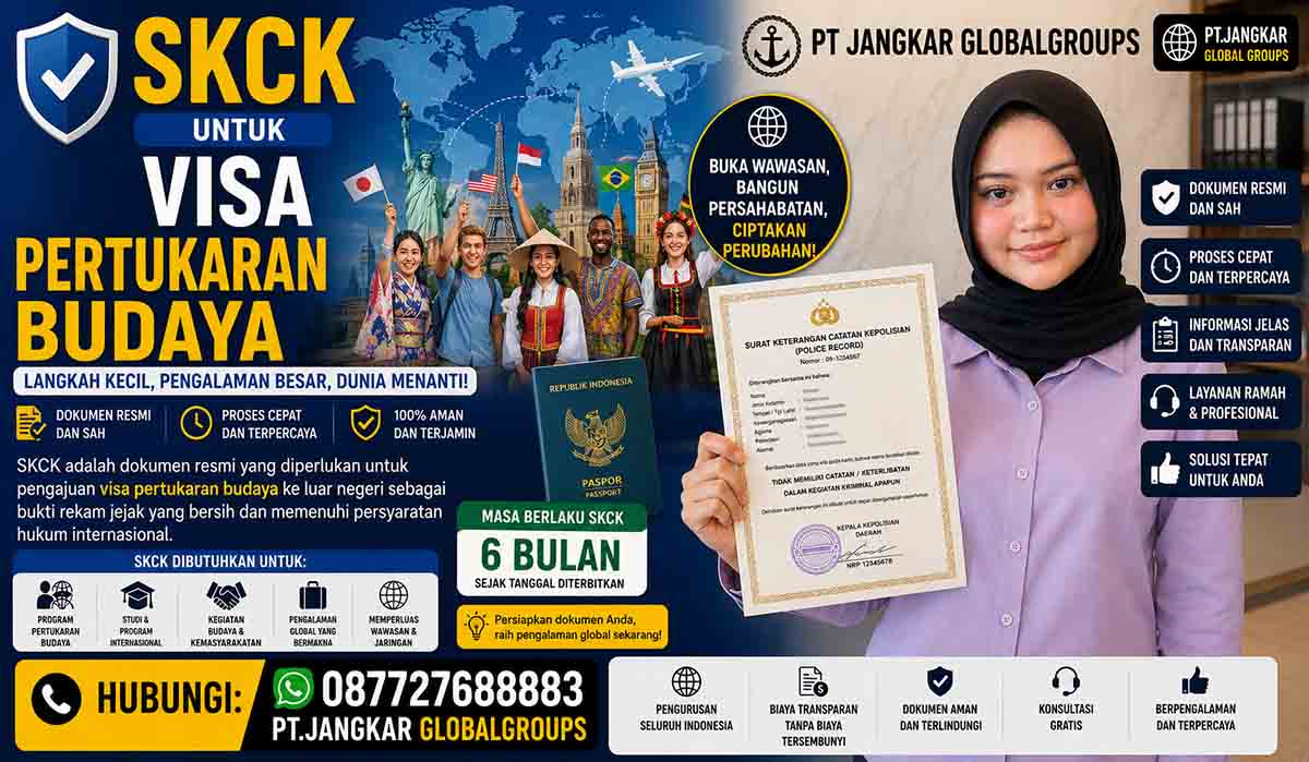 SKCK untuk Visa Pertukaran Budaya