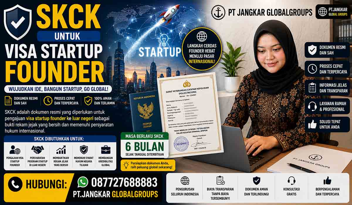 SKCK untuk Visa Startup Founder