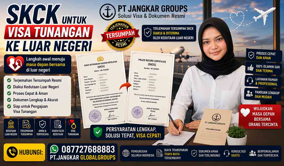 SKCK untuk Visa Tunangan ke Luar Negeri