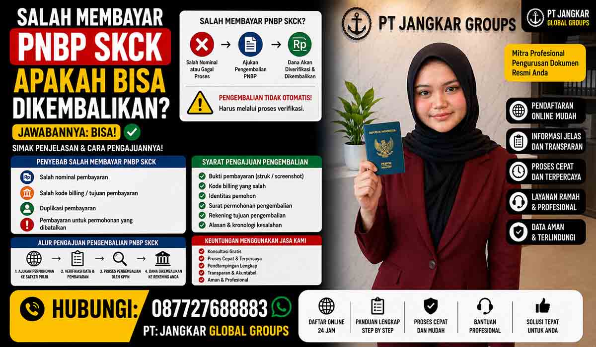 Salah Membayar PNBP SKCK, Apakah Bisa Dikembalikan?