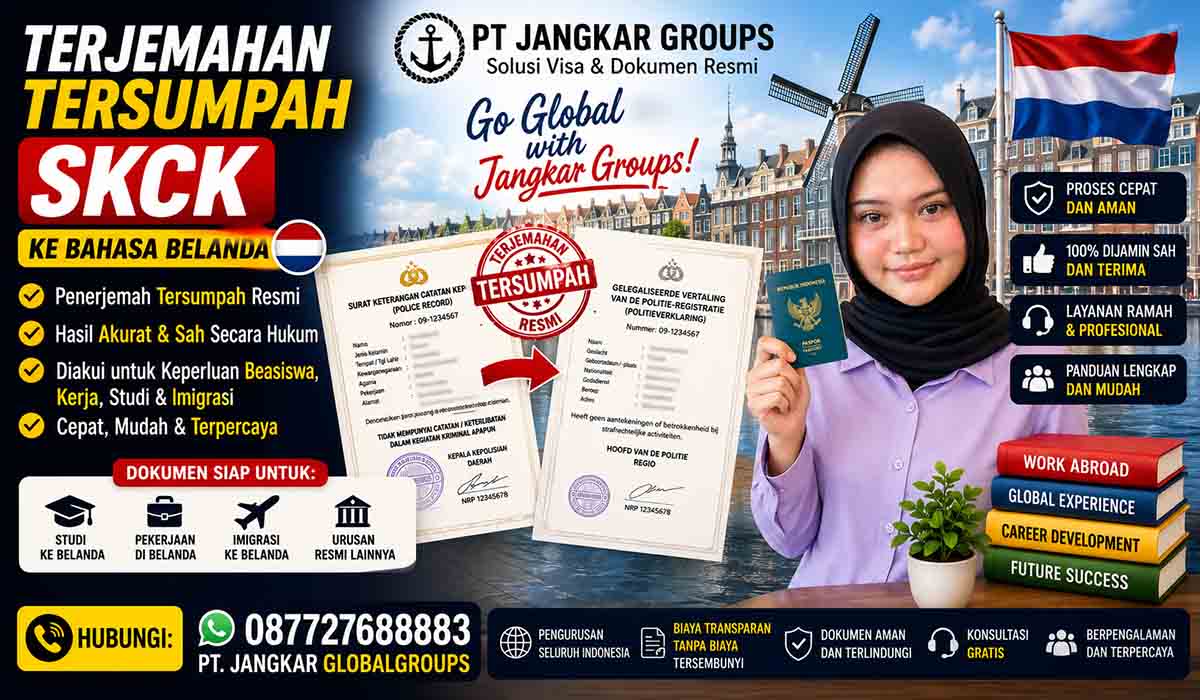 Terjemahan Tersumpah SKCK ke Bahasa Belanda