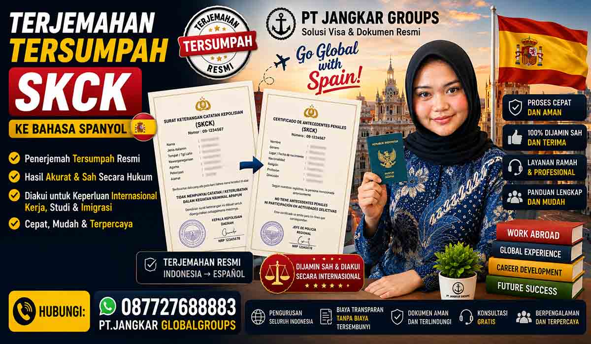 Terjemahan Tersumpah SKCK ke Bahasa Spanyol