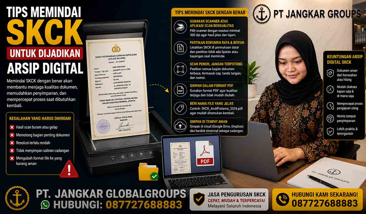 Tips Memindai SKCK untuk Dijadikan Arsip Digital
