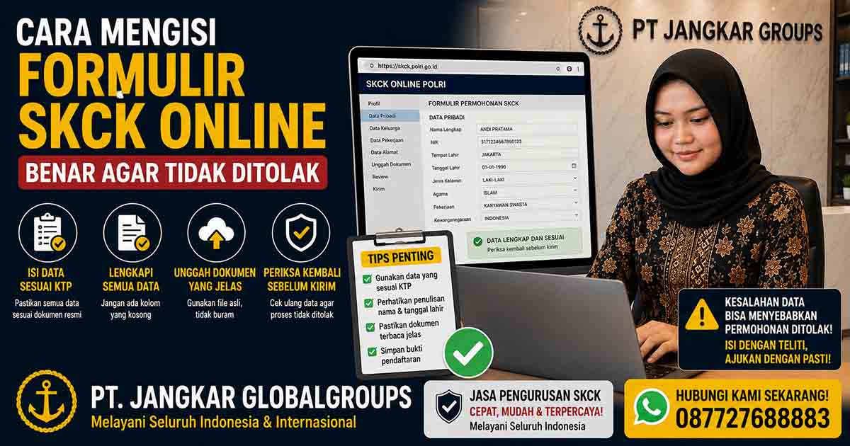 Cara Mengisi Formulir SKCK Online Benar agar Tidak Ditolak