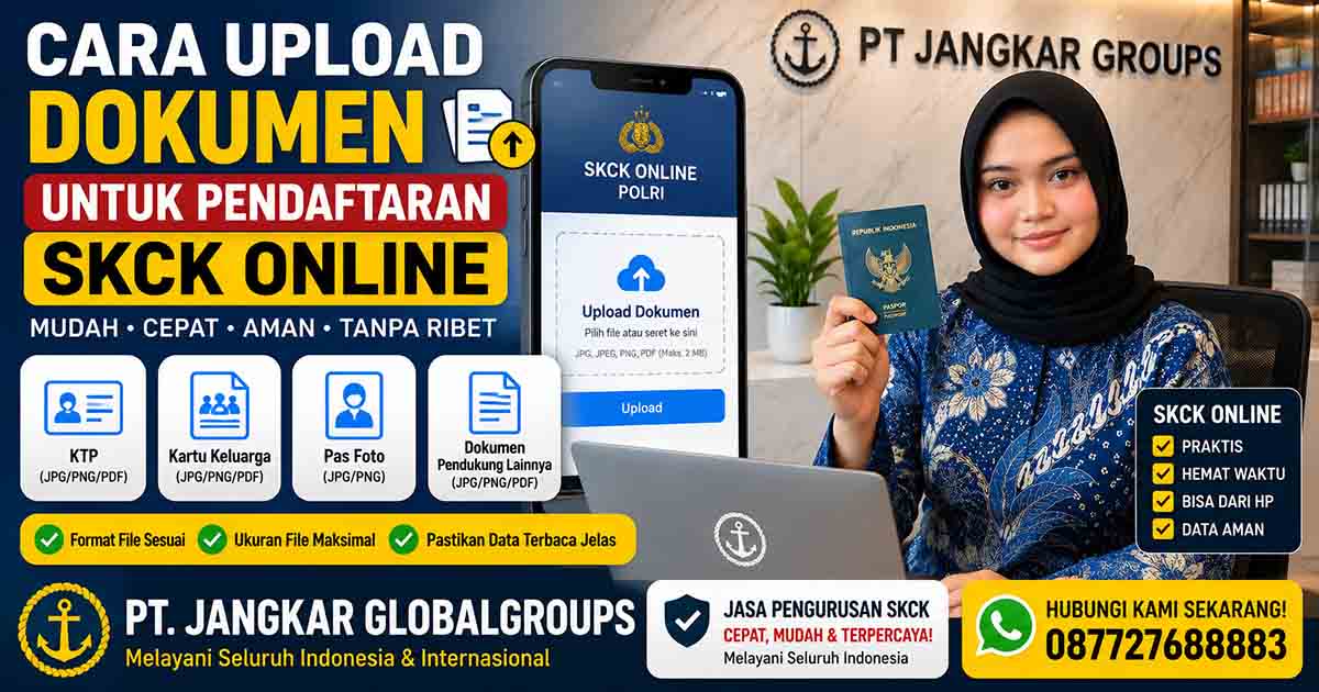 Cara Upload Dokumen untuk Pendaftaran SKCK Online