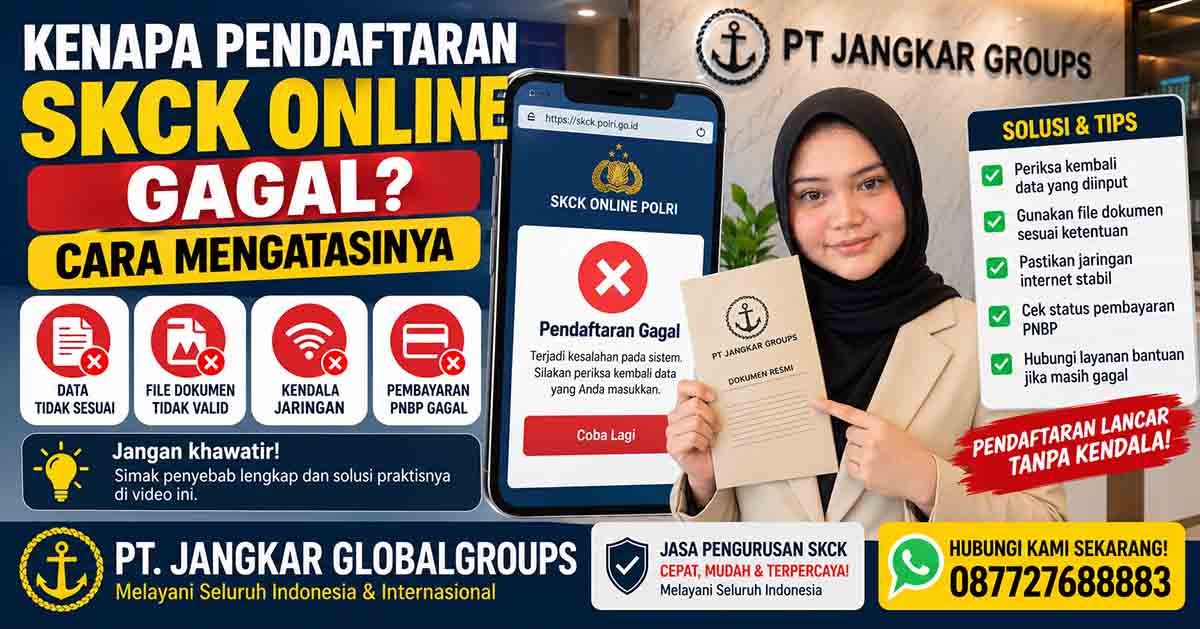 Kenapa Pendaftaran SKCK Online Gagal? Cara Mengatasinya