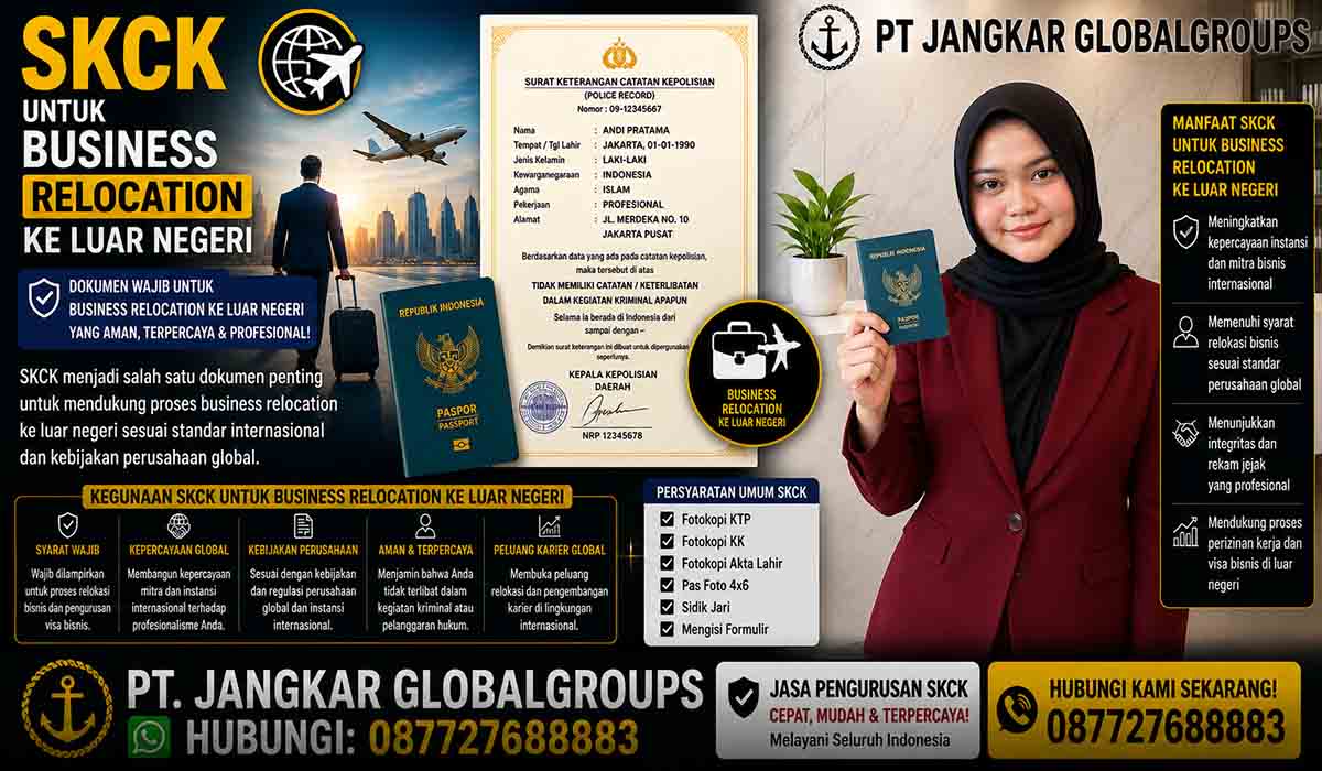 SKCK untuk Business Relocation ke Luar Negeri