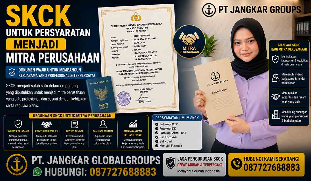 SKCK untuk Persyaratan Menjadi Mitra Perusahaan