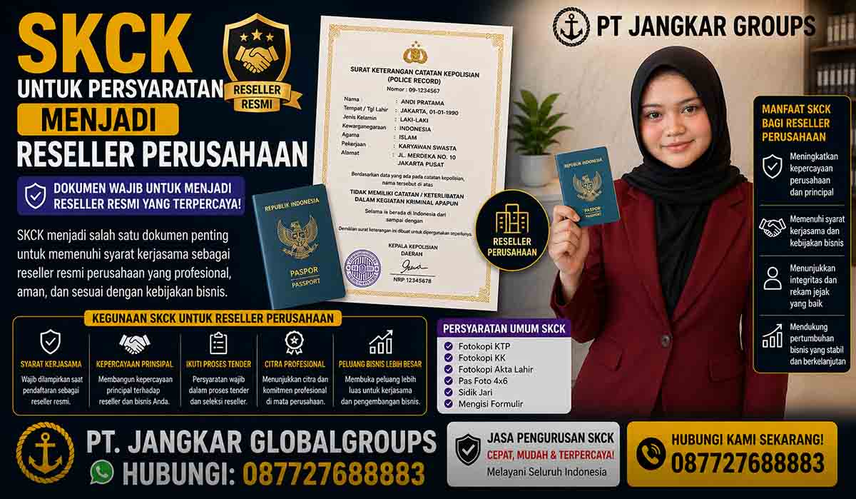 SKCK untuk Persyaratan Menjadi Reseller Perusahaan