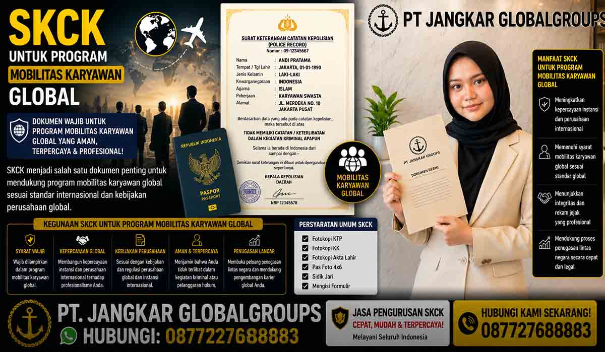 SKCK untuk Program Mobilitas Karyawan Global